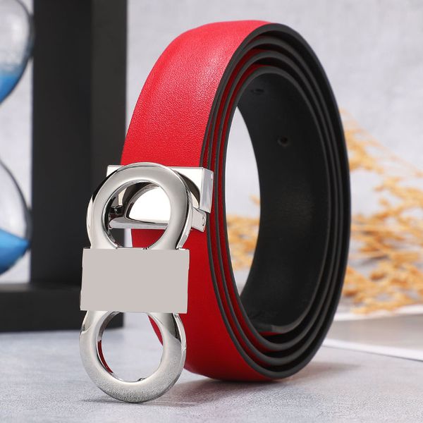 

belt fashion designer luxury belt two layer leather pu smooth buckle ladies belt 10 colors optional, Black;brown