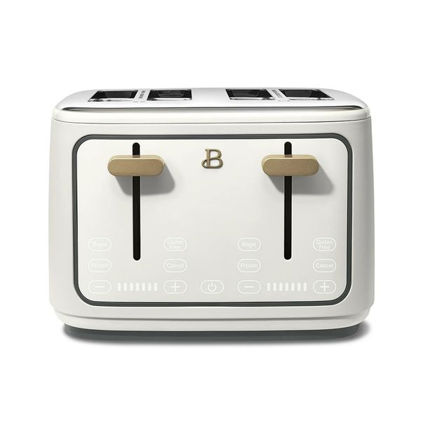 

beautiful 4 slice toaster bread maker white icing by drew barrymore