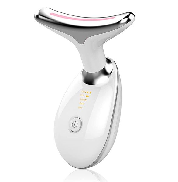 

firming massage device for neck face double chin reducer vibration massager 3 in 1 portable face massager for skin care improve firm tighten
