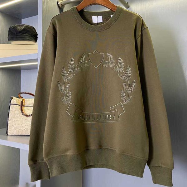 

designer mens hoodie sweatshirts european and american solid color men women's sweater velvet printing letter embroidery hoodie tracksu, Black