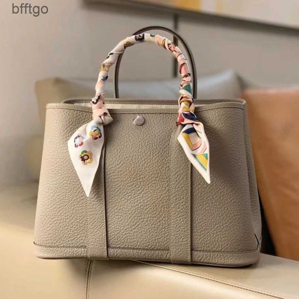 

herme designer garden party bags for women ------------bb0716a physical garden bag 30# large handbag tricolor