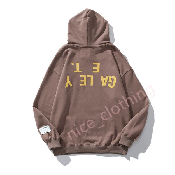 

luxury designer galleryse hoody hoodies depts hoodies pullover sweatshirts loose long sleeve hooded jumper mens womens fashion streetwear lo, Black