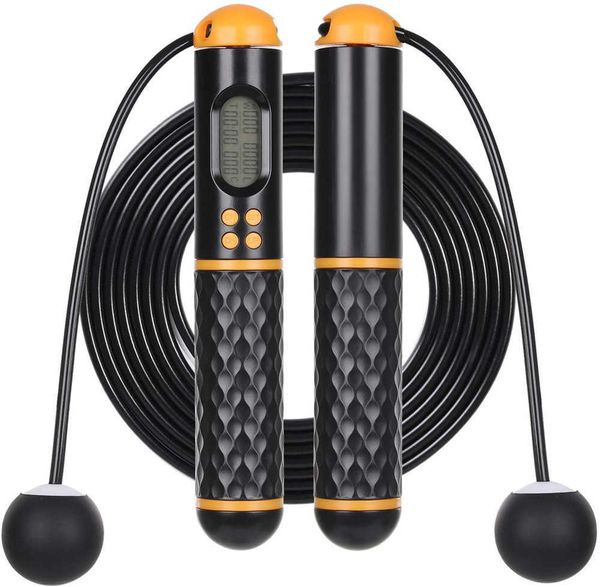 

jump ropes smart jump rope digital skipping ropes with antislip hand grip crossfit speed jump rope with counter fitness entertainment j23022