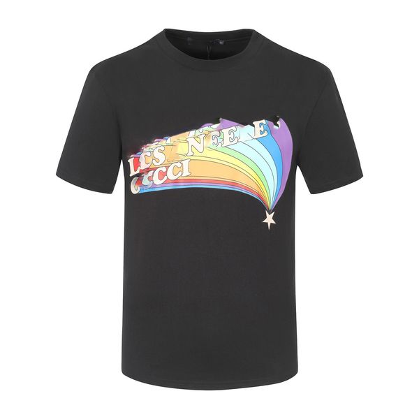 

mens designer t shirt mens t shirts letters printed stylist casual summer poly cotton fabric breathable wholesale couples tees wholesale fas, White;black