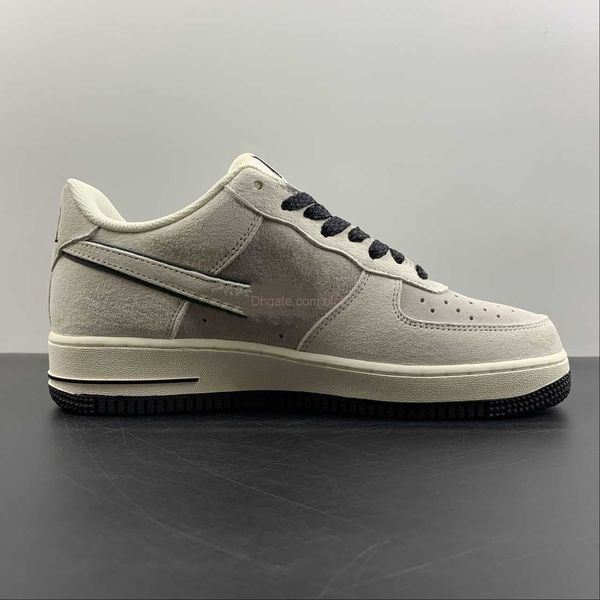 

new 1 low 07 mens womens flyline running shoes sports skateboarding dark khaki grey sneakers dz3696-003 for size eur 36-45