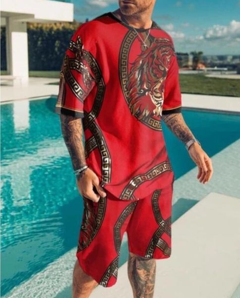 

2023gg tracksuits new sports suit men v printed casual short sleeve t shirt men's pullover shirt men's clothing tracksuit sweatshi, Gray