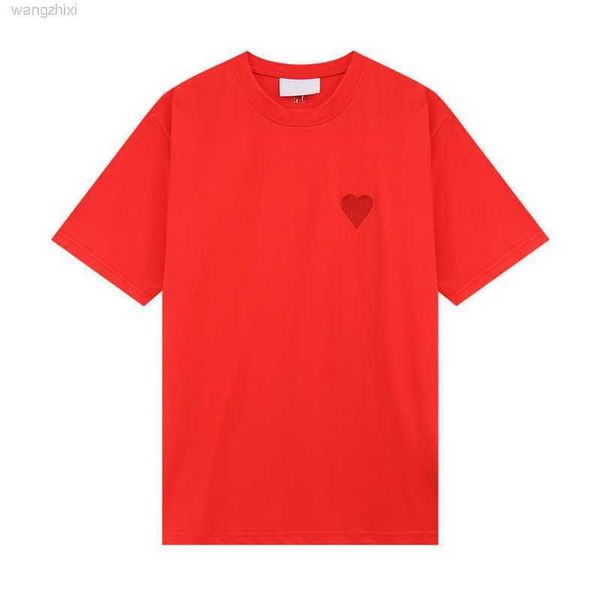 

mens women designer of luxury t shirt fashion men s casual tshirt man clothing amis yj, Black