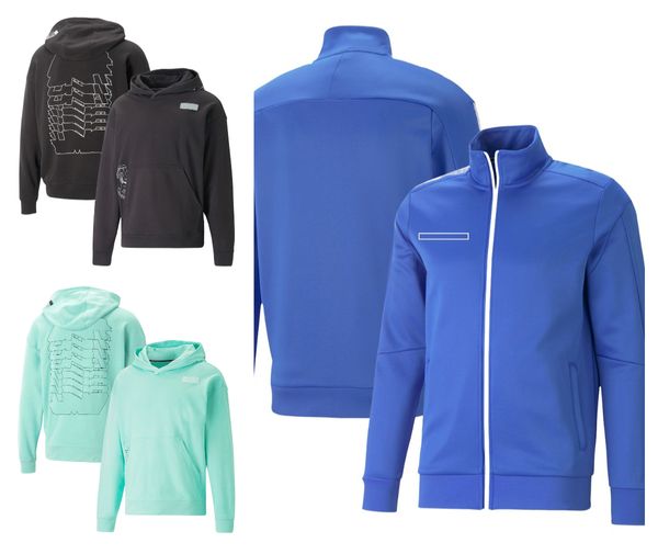 

f1 racing suit team 2023 new hooded sweater leisure sports racer sweater coat