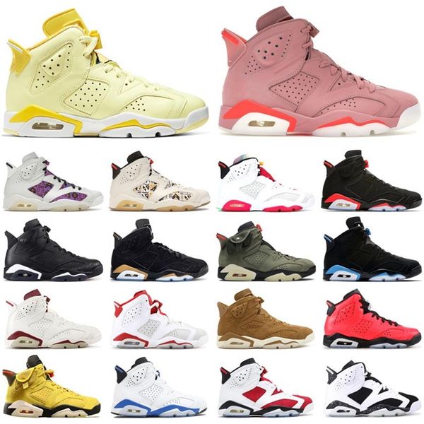 

6 6s jumpman basketball shoes black infrared hare dmp unc black cat angry bull aleali may mens trainers sports sneaker320e