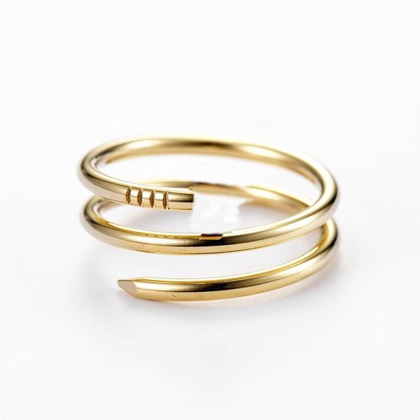 

925 sterling silver jewelry nail double ring engagement love diamond rings for men emerald womens vivian bijoux woman jewelries medusa gold, Slivery;golden