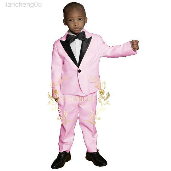 

clothing sets boys suit indian style wedding tuxedo pink formal blazer pants 2 piece kids jacket set come enfant garon mariage w0224, White