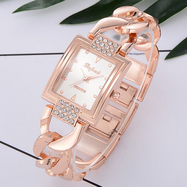 

ladies watches wrist guaranteed women crystal diamond watches luxury gold watch stainless steel women's watch clock women bracelet watc, Slivery;golden