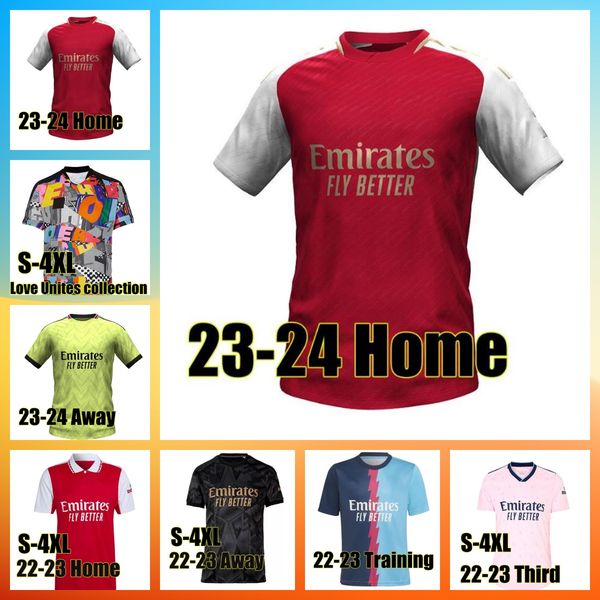 

23/24 g.jesus gunners love soccer jerseys smith rowe pepe saka fans player version thomas martinelli tierney odegaard sambi kids kits sock f, Black;yellow