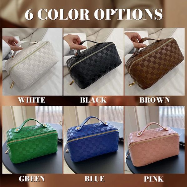 

cosmetic bags cases stylish women s makeup portable large capacity toiletry travel storage supplies fashion 2023 230224
