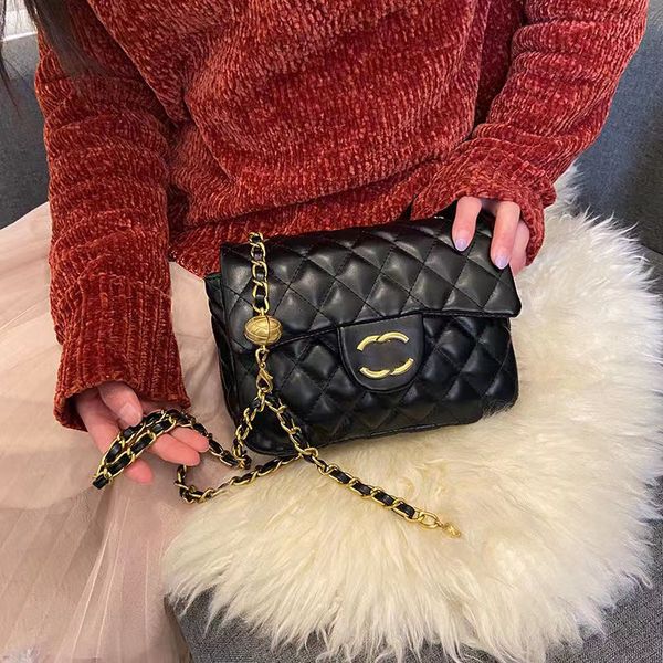 

cf small fragrance shoulder chain bag messenger bag female 2023 new ins joker advanced foreign texture small bag8888