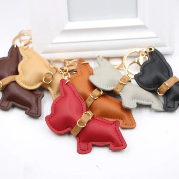

Dog car keychain pu pet key chain Party pendant bag cute ornaments