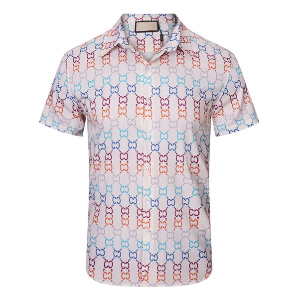

men's casual shirts summer button down designer bowling men fashion royal rebellion barocco print dress shirt silk 2023 c3mr, White;black