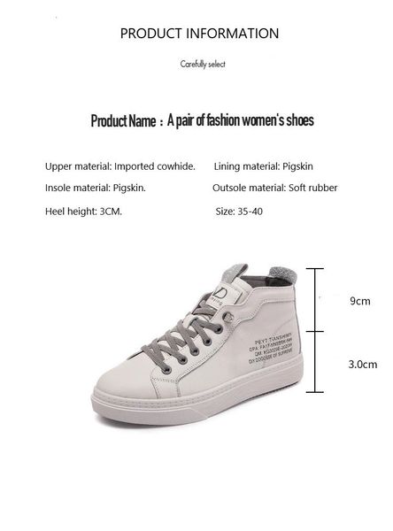 

dress shoes white sneaker genuine cow leather round toe elastic closure thick sole ladies casual flat 230224, Black