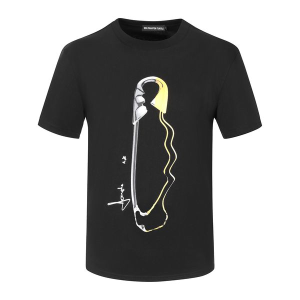

dsq phantom turtle men's t-shirts 2023ss new comfortable breathable paris fashion tshirts summer t-shirt male 100% cotton hip hop stree, White;black