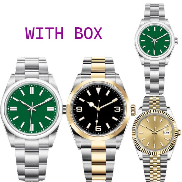 

watch luxury designer mens automatic movement watch for womens size41mm36mm31mm stainless steel classic buckle can be added with waterproof, Slivery;golden