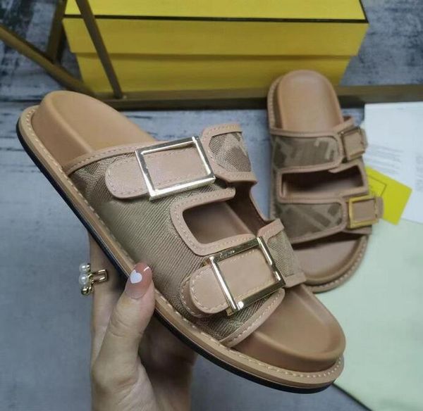 

luxury designer ladies fashion ladies men's sandals beach gentleman colorful canvas letters anatomy leather slideway 6 models 35-45, Black