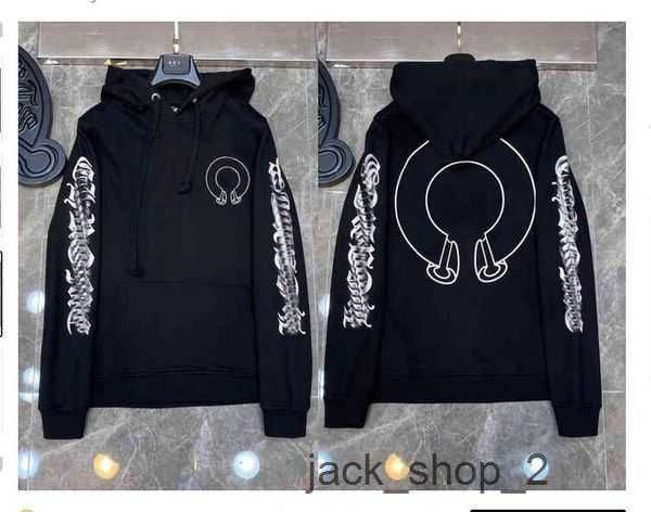 

fashion luxury mens sweatshirts ch designer women jackets hoodies zipper sanskrit graffiti hooded sweater cross pullover hoodie casual 5 5i, Black