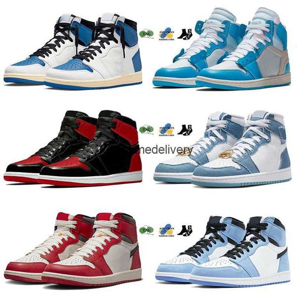 

basketball shoes jumpmans 1s men women fashion university blue high og hyper royal chicago sneaker shadow sports outdoor classic satain, Black