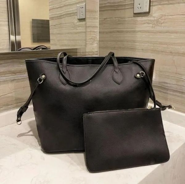 

new fashion women handbags ladies designer composite bags lady clutch bag shoulder tote female purse wallet shopping tote coin purse 2 pcs/s
