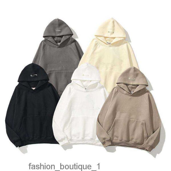 

designer ess mens womens hoodies warm pullover hooded essential fashion brand designers loose sweatshirt lovers clothing reflective fog99lx, Black