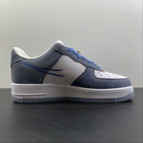 

new 1 low 07 white blue mens womens flyline running shoes sports skateboarding sneakers da8302-202 for size eur 36-45