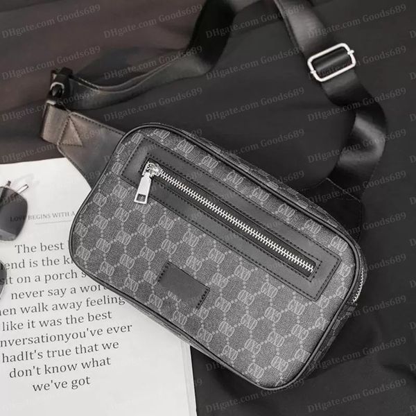 

mens women waist bags men womens leather sport fanny pack luxury designer belly waist bum bag belt jogging pouch back grid goods689