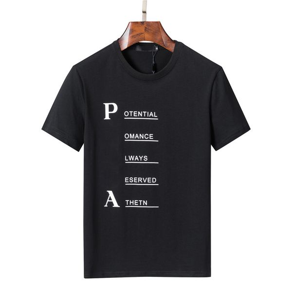 

2023 new summer brand menst t shirt fashion men women designers clothing short sleep casual loose couple tee asian size m-3xl, White;black
