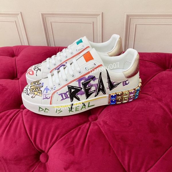 

2023 designer luxury sneaker men women reflective casual shoes genuine leather sneakers party velvet calfskin mixed fiber shoe, Black