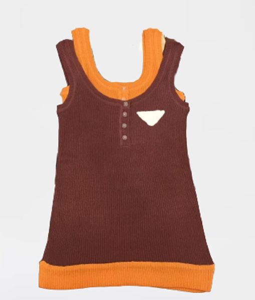 

designer tank women knitted applique knitted vest sleeveless breathable pullover tank sport tees outdoor singlet knit t shirt contrast colo, White