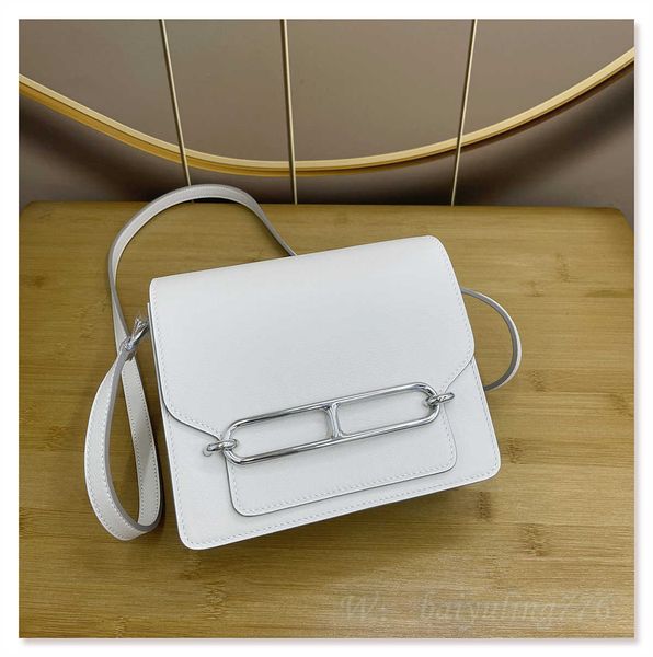 

designer roulis h erms handbag leather small square shoulder women's qq