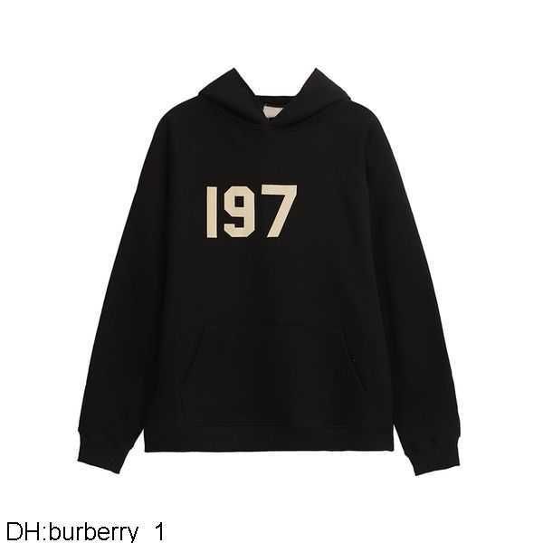 

ess hoodie mens women essentials hoody winter warm designer hoodies fashion streetwear pullover sweatshirts highquality loose hooded 5t74p, Black
