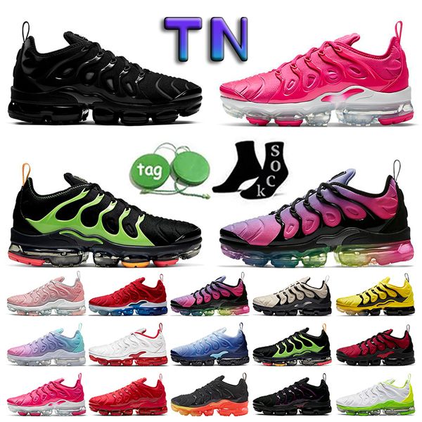 

tn plus 3 laser blue mens running shoes triple white unc black gold oreo wolf grey womens rainbow trainer