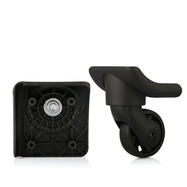 

bag parts accessories luggage wheels replacement mute suitcases trolly universal wheel spinner replaceable casters 230224, Black