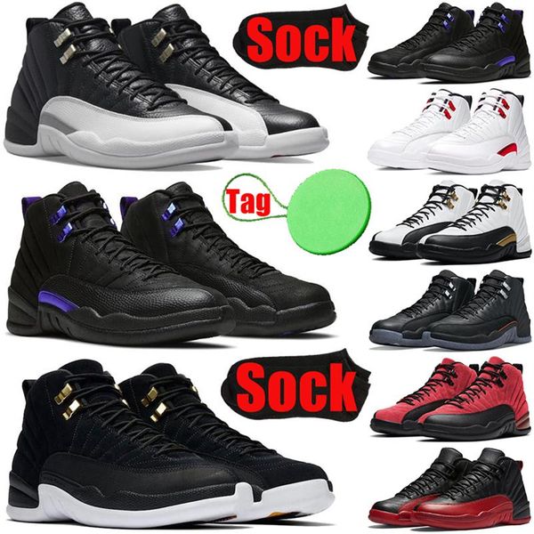 

playoffs 12 12s mens basketball shoes jumpman dark concordc royalty utility reverse flu game gamma blue men trainers sports 354p