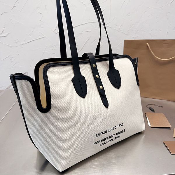

classic tote bag large capacity package shopping bag canvas composite handbag purse pain letter style shoulder bag wallets high quality