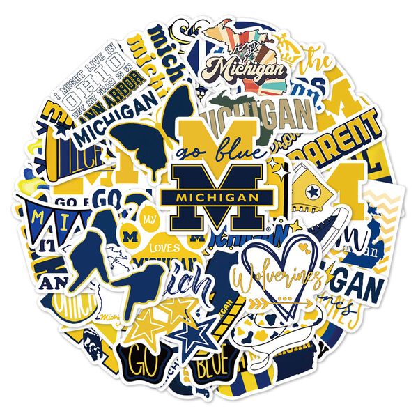 50pcs mixed graffiti stickers university for car skateboard lapipad bicycle motorcycle helmet ps4 phone kids toys diy decals pvc water bottl