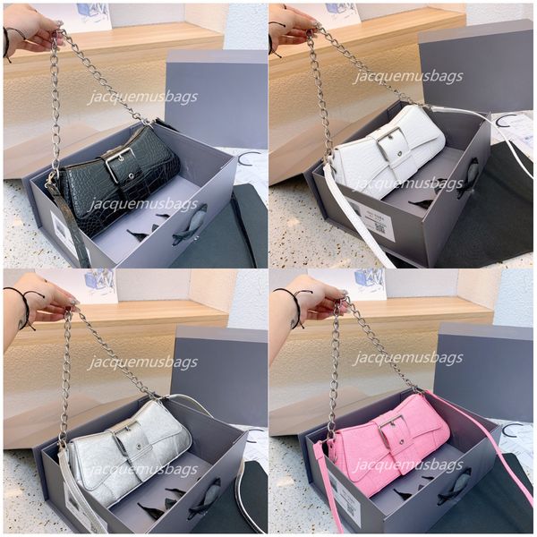 

womens lindsay small shoulder bag with strap designer luxury evening bag crocodile pattern handbag hourglass b logo bags fashion crossbody s