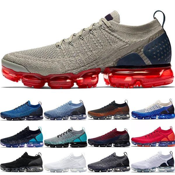 

2019 knit 2 0 fly 1 0 running shoes oreo men women triple black metallic gold red orbit designer shoes sneakers trainers 36-45 to33063