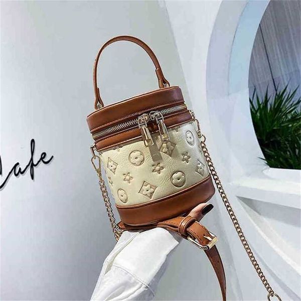 

handbag 2023 new bag women summer korean version cylinder women's red mini hand embossed shoulder messenger