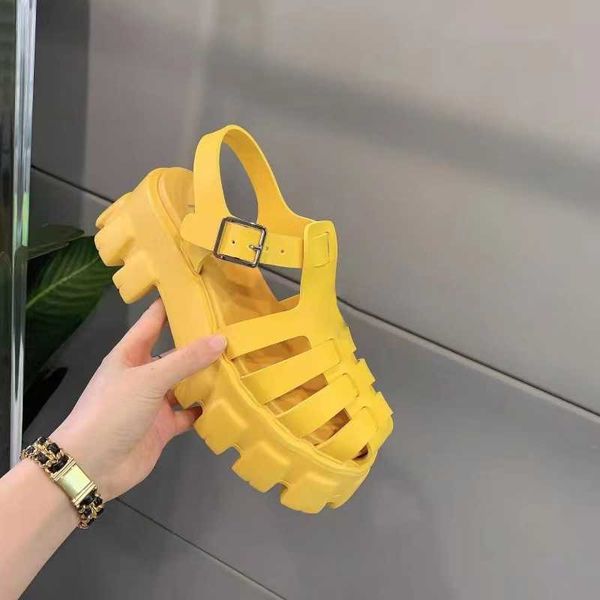 

sandals new summer thick bottom women height increasing casual shoes ankle-wrap british style leisure platform female y2302, Black