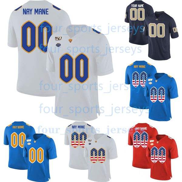 

custom ncaa college pittsburgh panthers football jerseys drexel enos jr. french ii goncalves houy jacoby kradel metrosky minor montgomery mo, Black