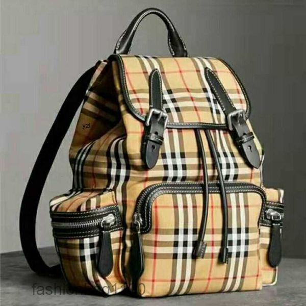 

bag new luxury designers handbags burbrerys plaid women's backpack g4ut