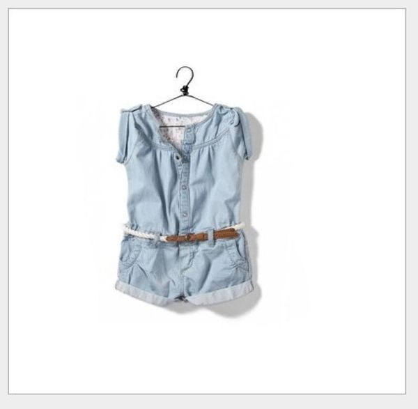 

2016 summer new baby girls denim jumpsuit skirt children cowboy pants shorts with belt kids conjoined pants cute girl onepiece ro8925962, Blue