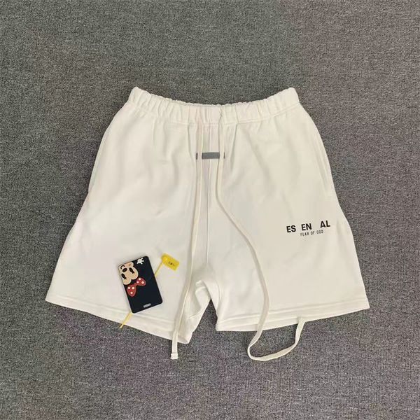 

men's shorts designer fog summer fashion streetwears clothing women's black cotton with drawstring eur size s-xl 2ess, White;black