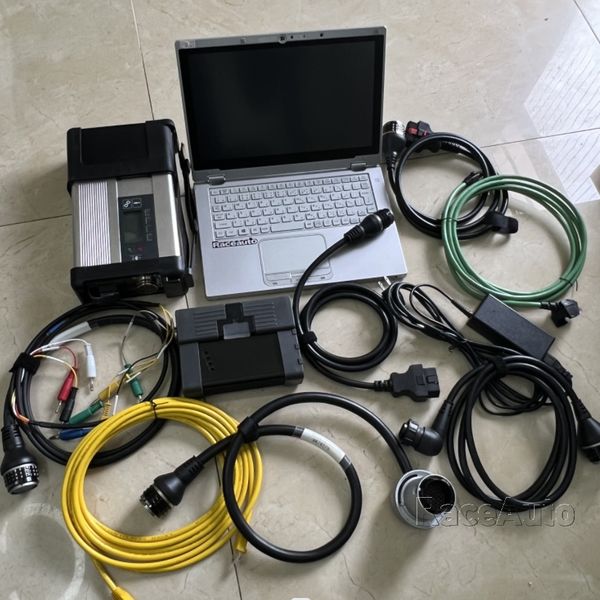 

2023 for bmw icom a2 diagnostic &programming tool mb star c5 sd connect with cf-ax2 toughbook 2in1 ready to work